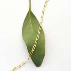 Classic Paperclip Bracelet – 18k Gold Waterproof