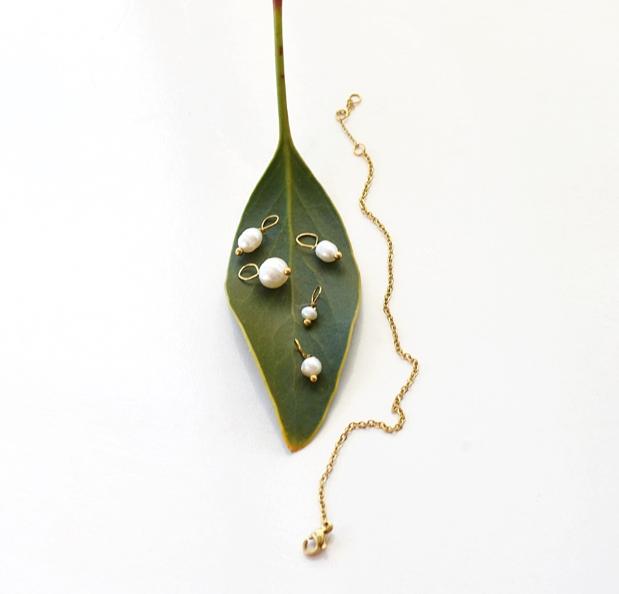 Mini Pearl Combo ~5 Piece Freshwater Pearl Set~ 14K Gold Waterproof - Image 5