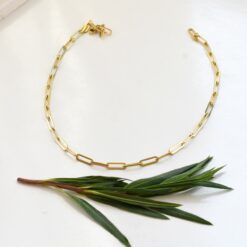 Classic Paperclip Necklace (BOLD) – 14k Gold Waterproof