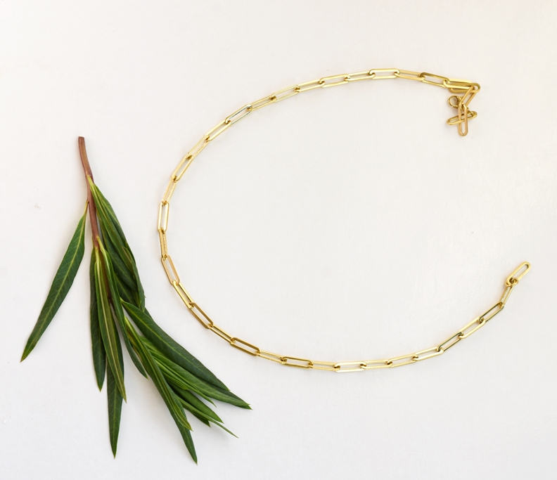 Classic Paperclip Necklace (BOLD) – 14k Gold Waterproof - Image 4