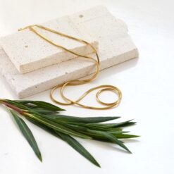 Luxe Snake Chain Necklace – 14K Gold Waterproof