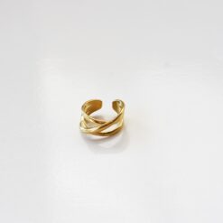 Stacked Band Ring – 18K Gold Waterproof