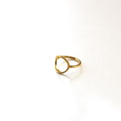 Simplistic Circle Ring– 18K Gold Waterproof