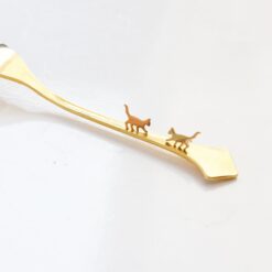 Cheeky Kitty Cat Studs – 18K Gold Waterproof